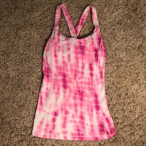 Pink Tye Dye Tank Top